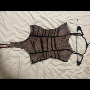 Lace detail bodysuit